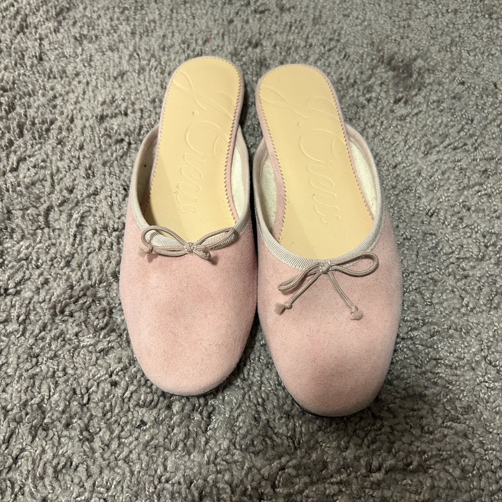 J. Crew Blush Suede Women's Mules